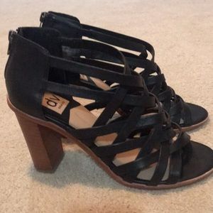 Dolce Vita Franney Leather Strappy Gladiator Heels